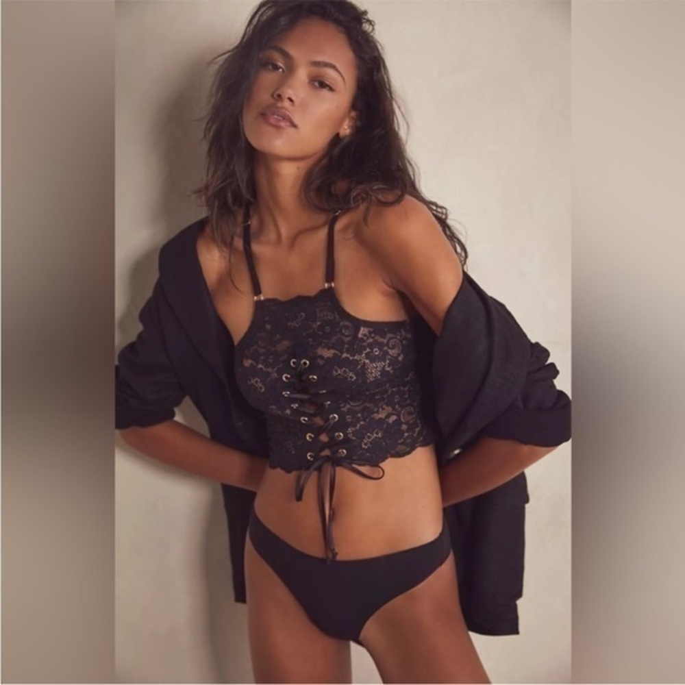 We Are HAH Top 2 Bottom Versatile Cami in Black from Free People XS